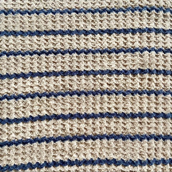 FREE PEOPLE Auntie Em Textured Thermal Top Tan - Picture 8 of 10